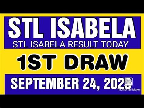 stl isabela result today